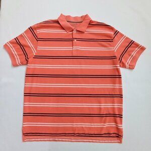 ST. JOHN'S BAY Men's Striped Polo Shirt. Size Extra Large